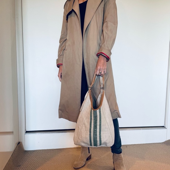 Unique French grain sack bag - one of a kind - Picture 2 of 3